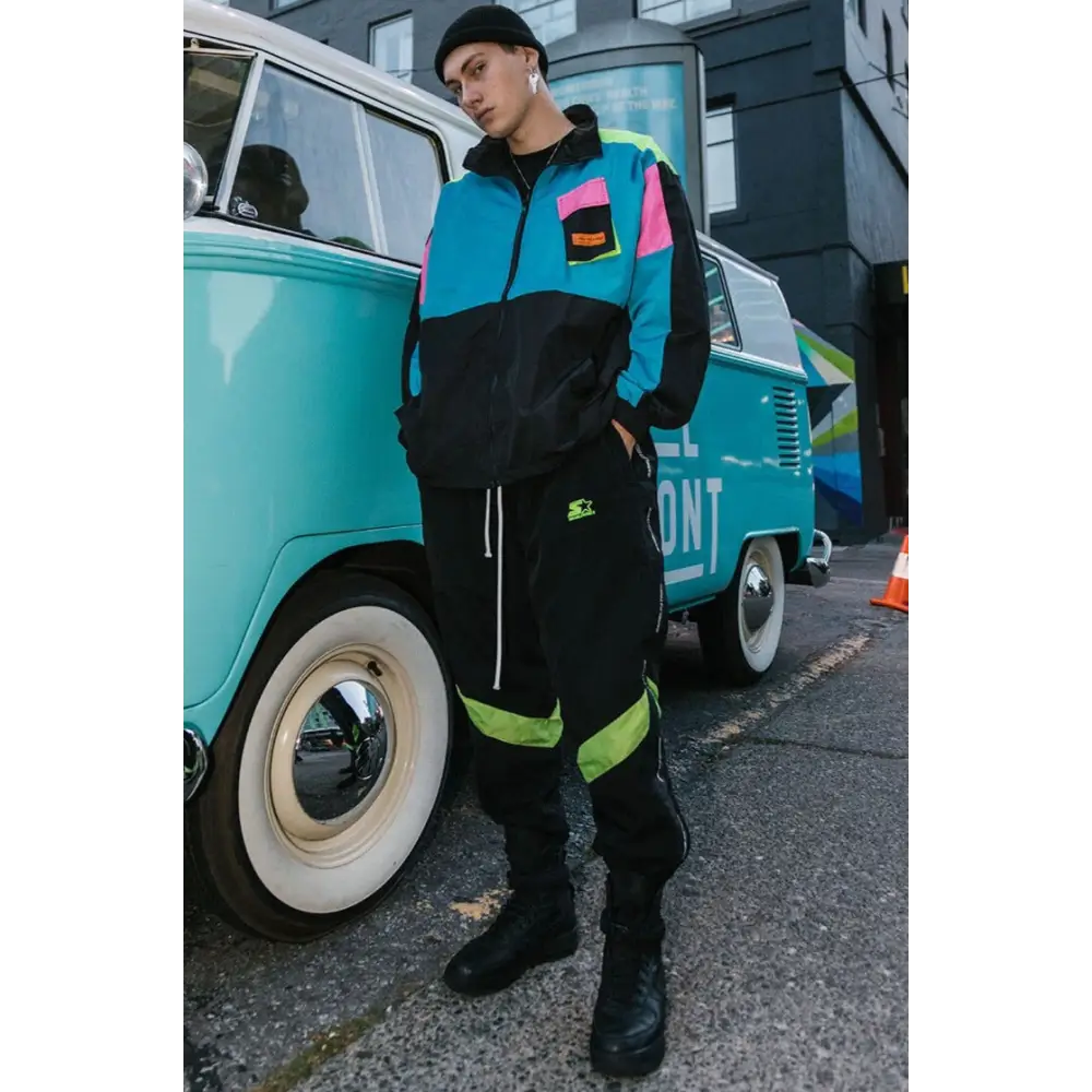 Y2k windbreaker track jacket for retro style and comfort - jackets