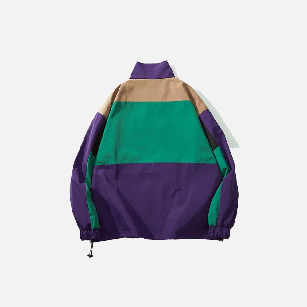 Y2k windbreaker track jacket for retro style and comfort - jackets