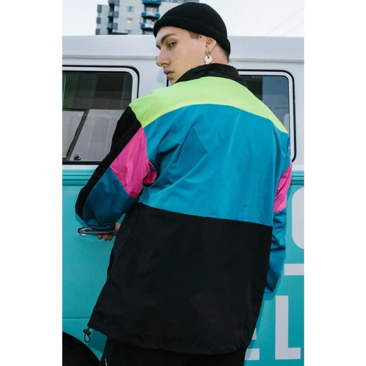 Y2k windbreaker track jacket for retro style and comfort - jackets