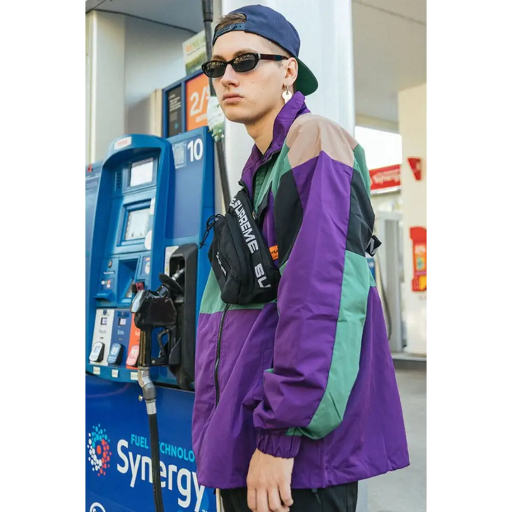 Y2k windbreaker track jacket for retro style and comfort - jackets