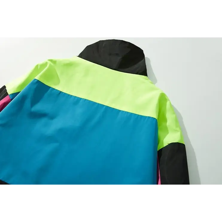 Y2k windbreaker track jacket for retro style and comfort - jackets