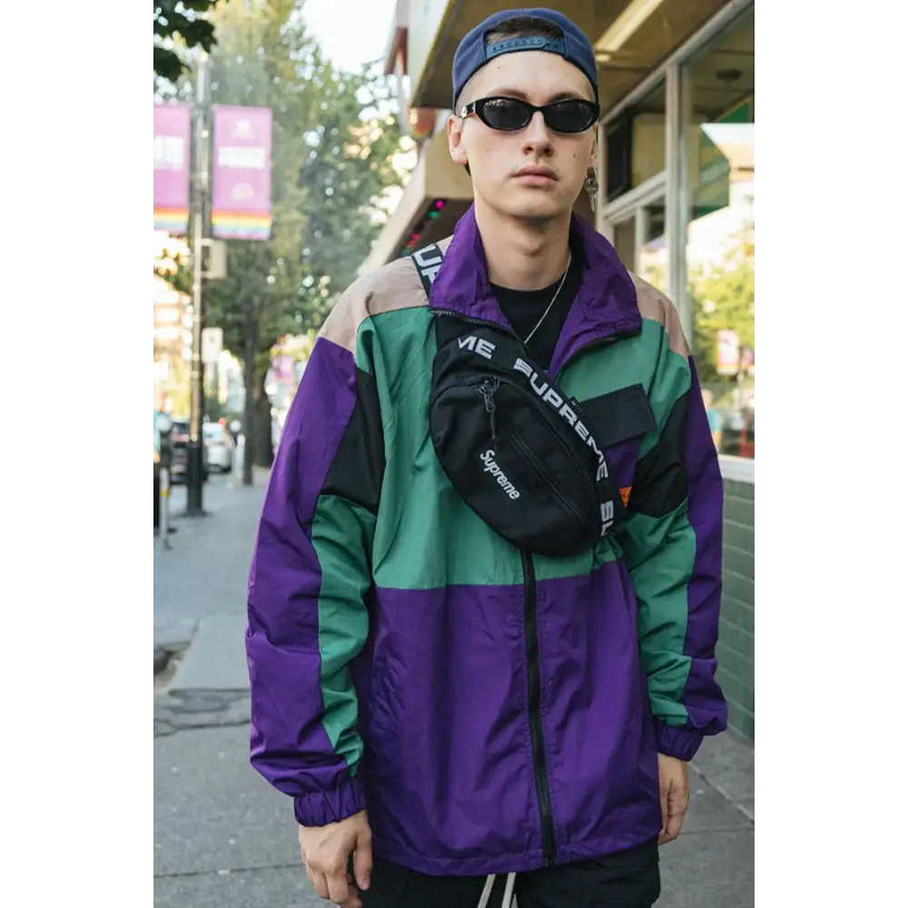 Y2k windbreaker track jacket for retro style and comfort - jackets