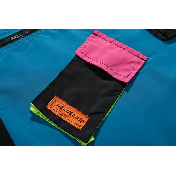 Y2k windbreaker track jacket for retro style and comfort - jackets