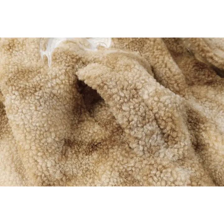 Y2k soft hooded fleece winter jacket for cozy style