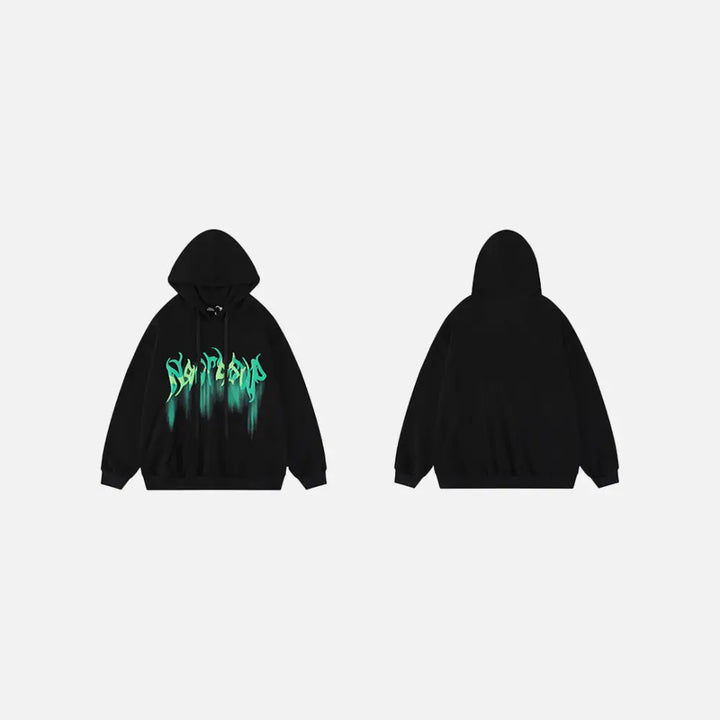Y2k retro wood print hoodie for trendy streetwear fans - hoodies