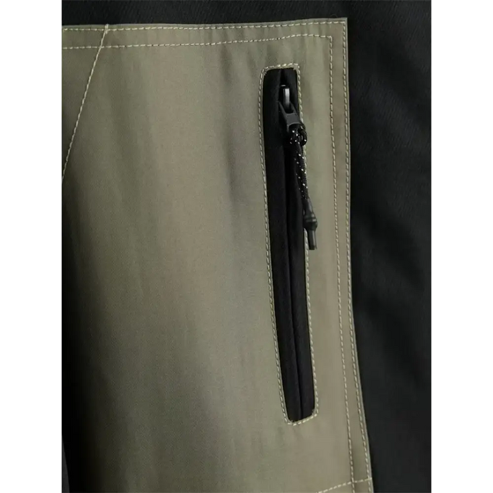 Y2k black jacket with unique patchwork design - jackets