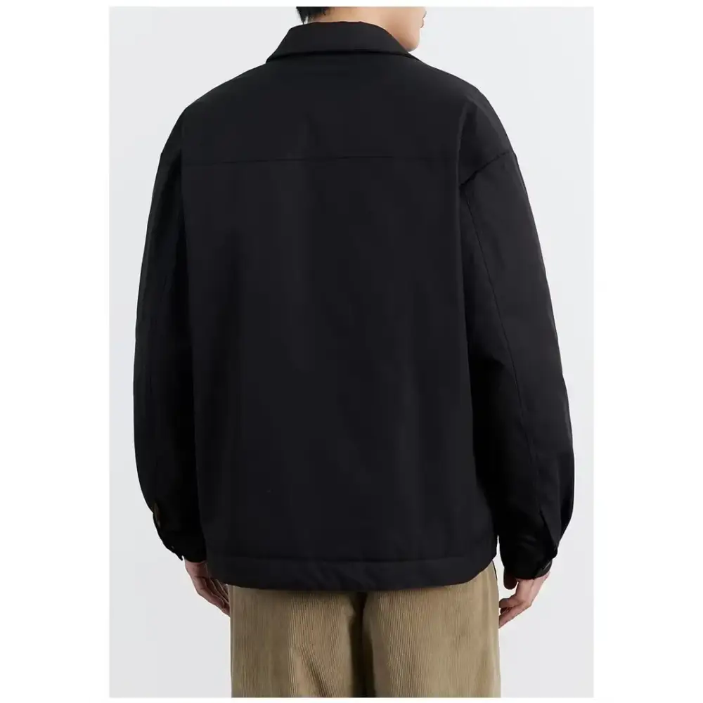 Y2k black jacket with unique patchwork design - jackets