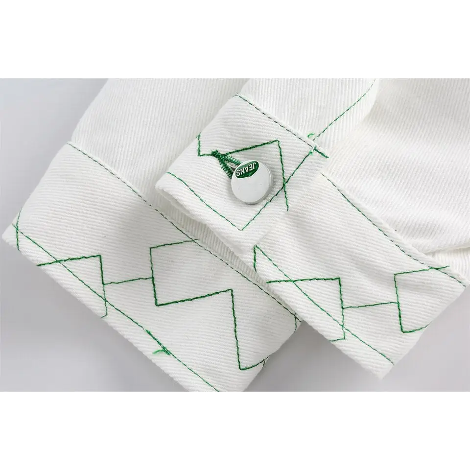 X mark y2k white varsity jacket for fashion-forward style