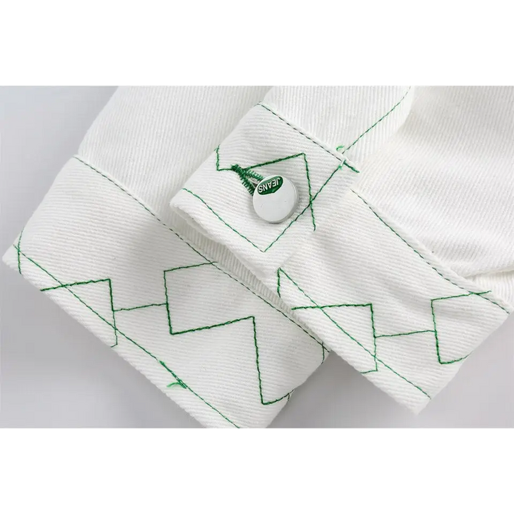 X mark y2k white varsity jacket for fashion-forward style