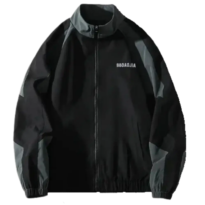Bboaojia y2k zipper jacket for urban fashion enthusiasts - black / m