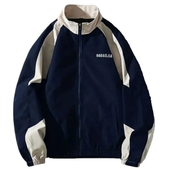 Bboaojia y2k zipper jacket for urban fashion enthusiasts - blue / m