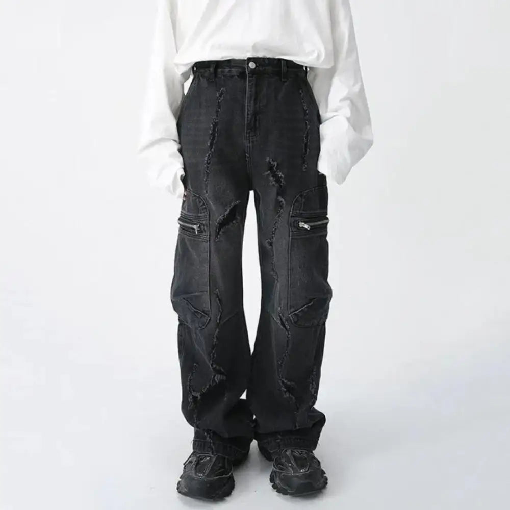 Y2k black friday limited baggy jeans for urban fashion lovers