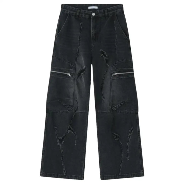Y2k black friday limited baggy jeans for urban fashion lovers