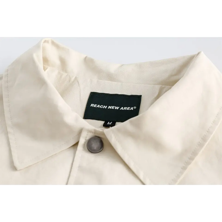 Korean windbreaker jacket for y2k women in quality cotton - jackets