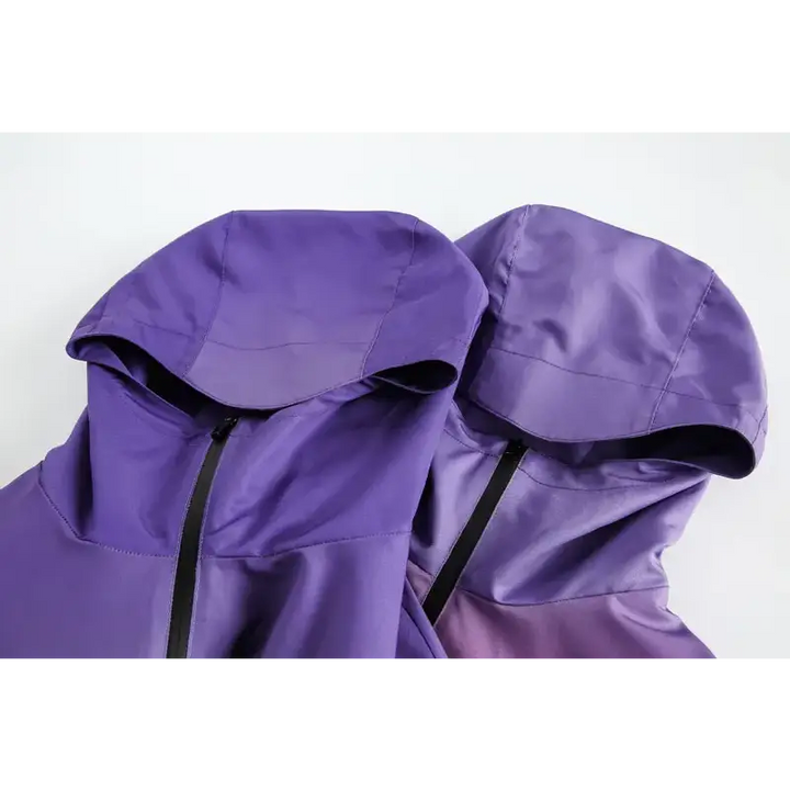 Y2k tie dye rainbow zip-up windbreaker for lightweight comfort - jackets