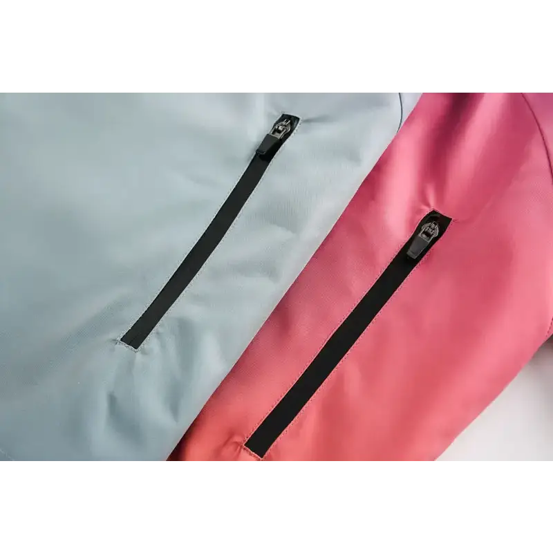 Y2k tie dye rainbow zip-up windbreaker for lightweight comfort - jackets