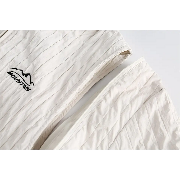 Y2k windbreaker hooded jacket in premium nylon and polyester