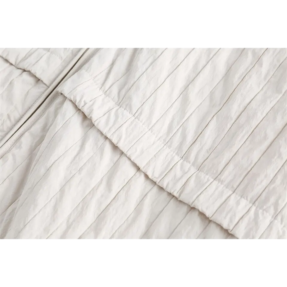 Y2k windbreaker hooded jacket in premium nylon and polyester