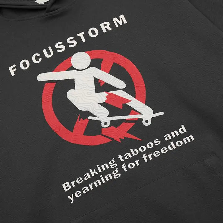 Y2k freedom aspirant hoodie for stylish streetwear comfort - hoodies