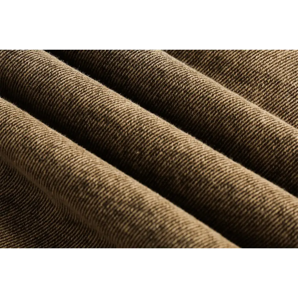 Y2k yellow multi-pocket denim jacket with military-style pockets