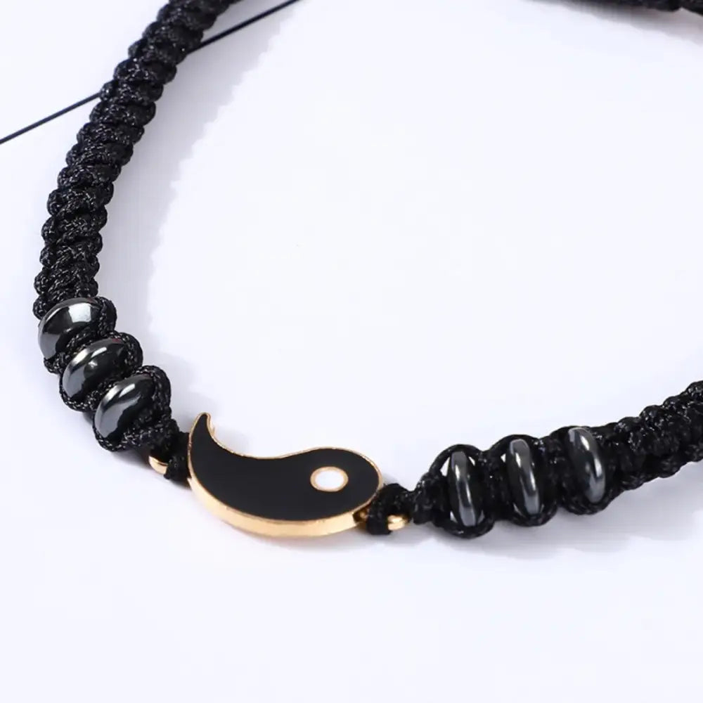 Yin yang y2k couple bracelet for fashion-forward duos - necklace