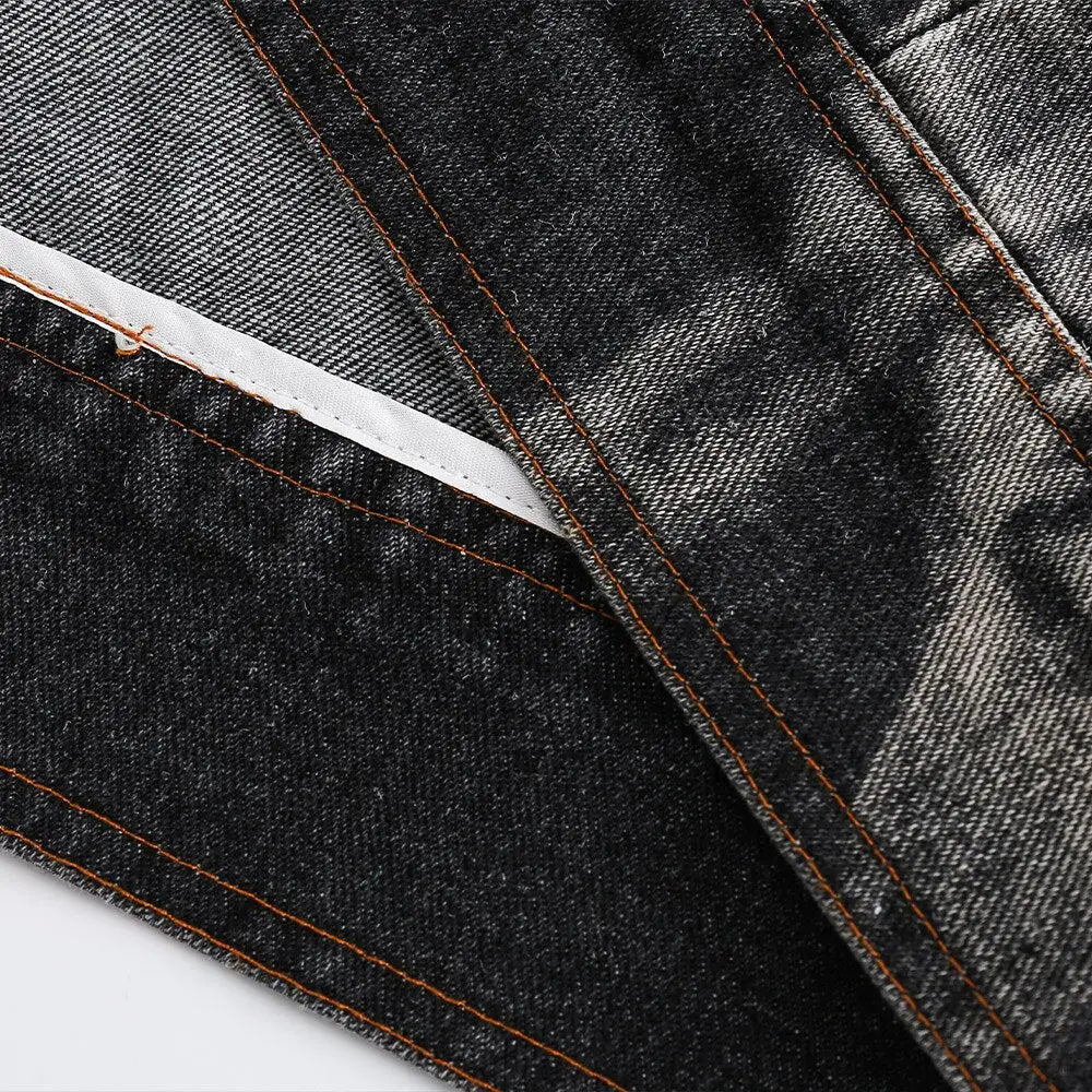 Y2k black gradient zip-up hoodie - hoodie