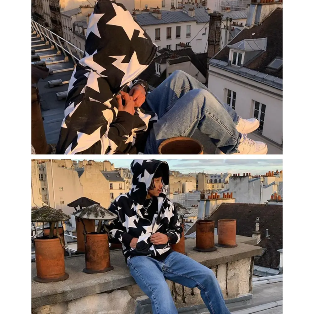 Y2k zipped hoodie for comfortable 2000s streetwear style - hoodies