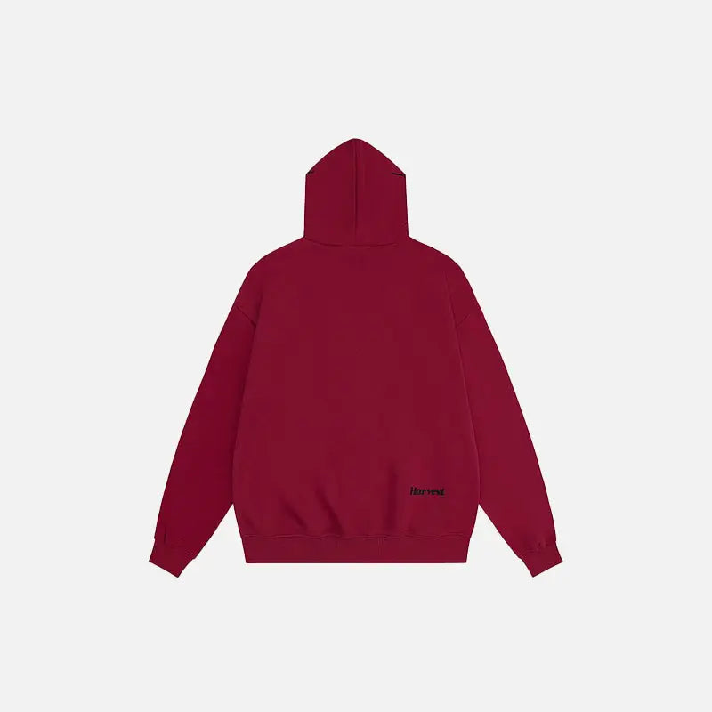 Y2k spider mask zip hoodie for stylish comfort - hoodies