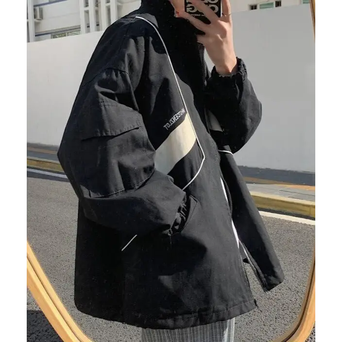 Y2k zip jacket for a nostalgic and trendy look - windbreaker jackets
