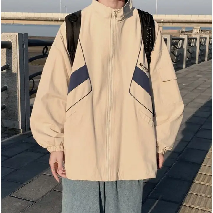 Y2k zip jacket for a nostalgic and trendy look - windbreaker jackets