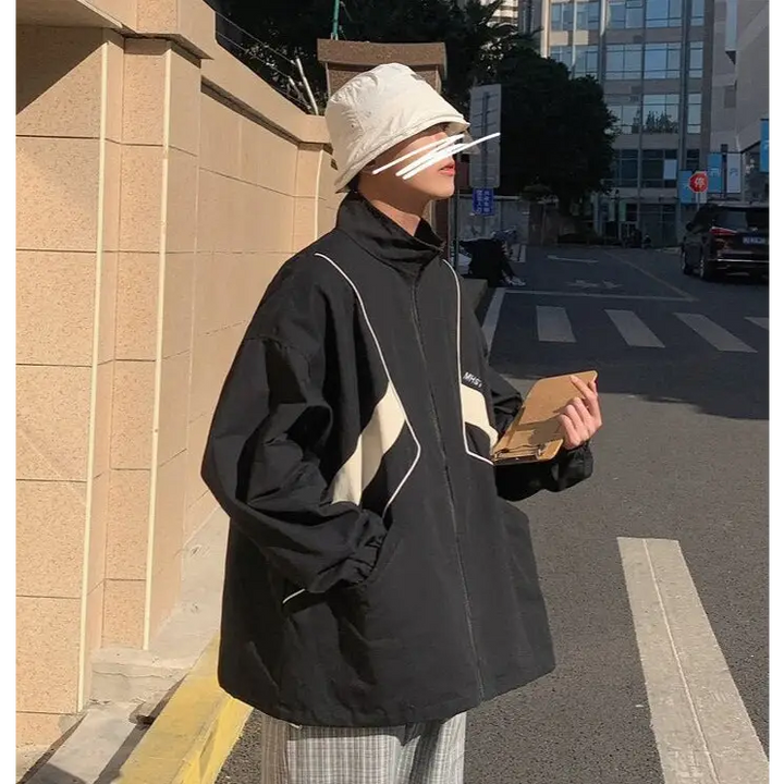 Y2k zip jacket for a nostalgic and trendy look - windbreaker jackets