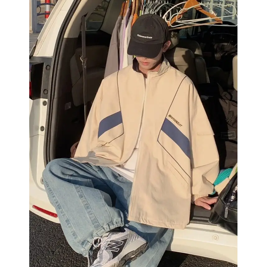 Y2k zip jacket for a nostalgic and trendy look - windbreaker jackets