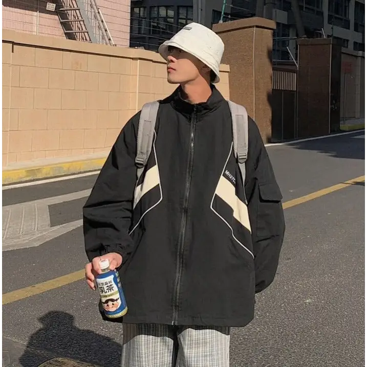 Y2k zip jacket for a nostalgic and trendy look - windbreaker jackets