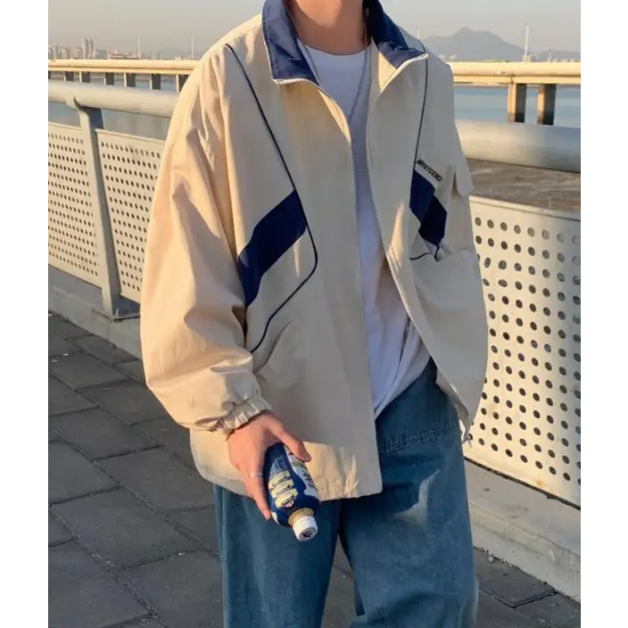Y2k zip jacket for a nostalgic and trendy look - windbreaker jackets