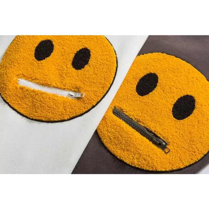Y2k emoji hoodie for comfort and streetwear style - hoodies