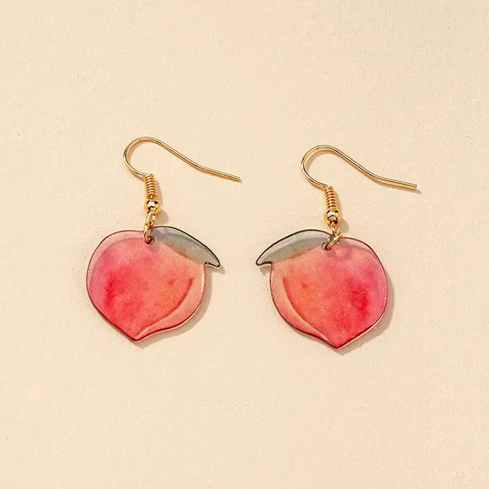 2.0 aesthetic peach earrings - standart / earrings