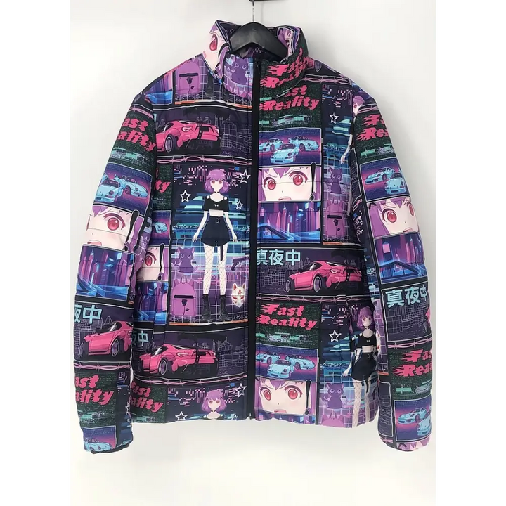 2 fast anime jacket (puffer) - s - unisex jacket