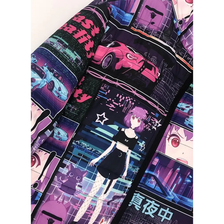 2 fast anime jacket (puffer) - unisex jacket