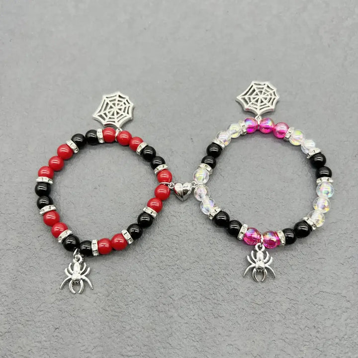 2 pieces magnetic heart bracelet y2k - bracelets