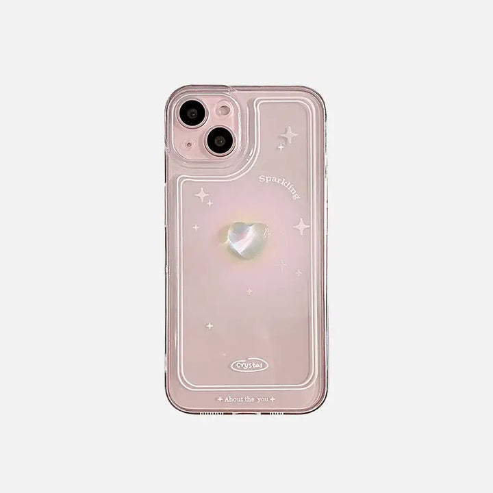 3d heart iphone case y2k - 7 8 - cases