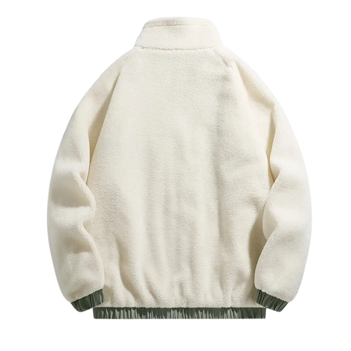 500gsm 100% cotton fleece y2k jacket