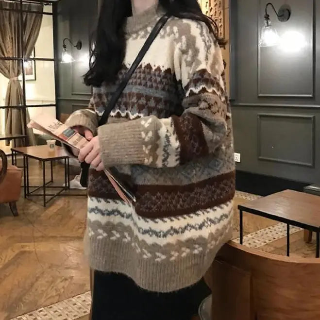 80’s grandma knit sweater - sweaters