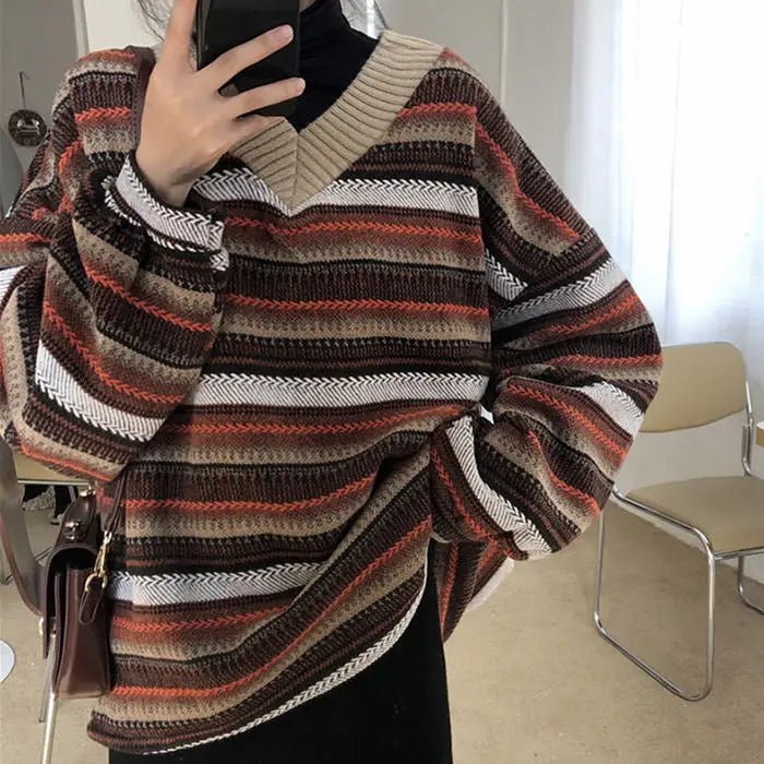 Y2k vintage aesthetic full zip sweater for modern grandmas - sweaters