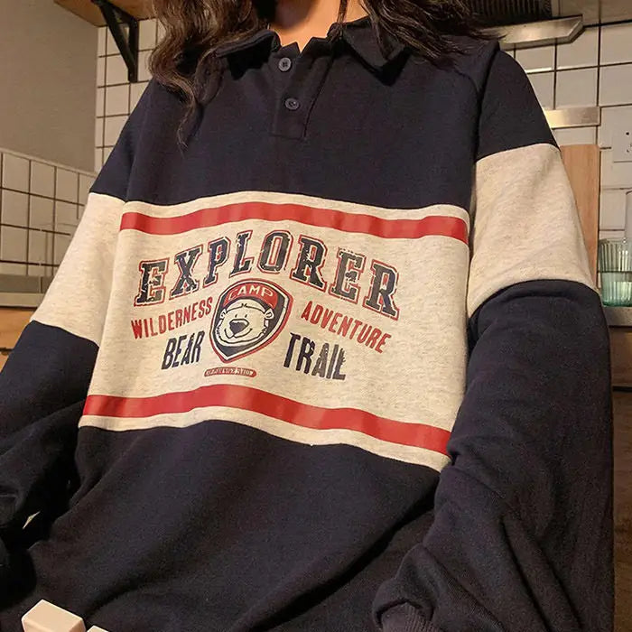 90’s explorer sweatshirt - sweatshirts