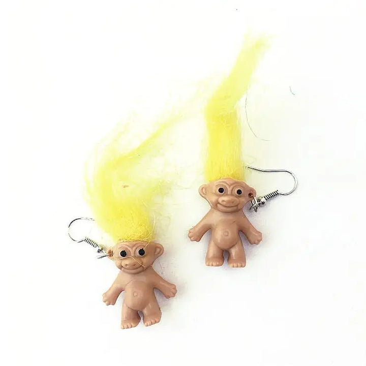 90’s fever troll earrings - earrings