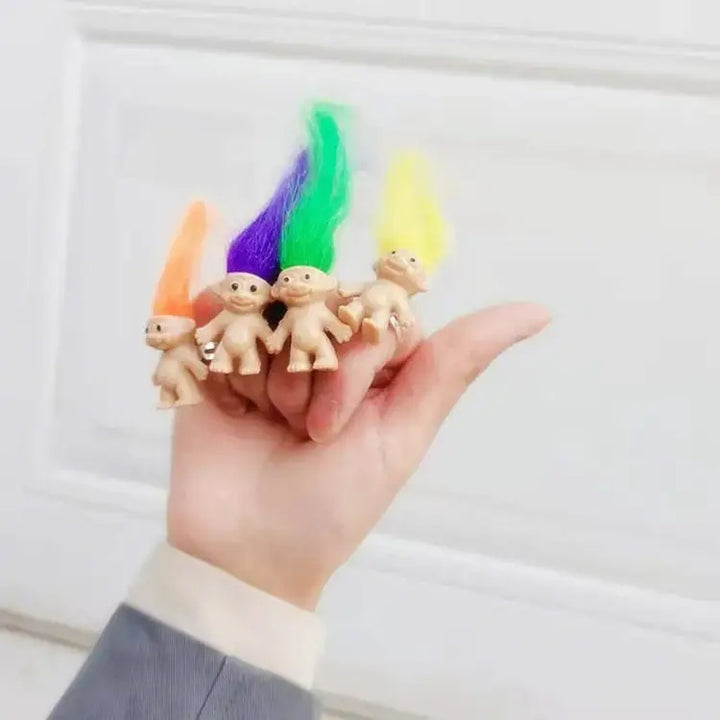 Y2k troll rings for a playful 90s vibe - ring