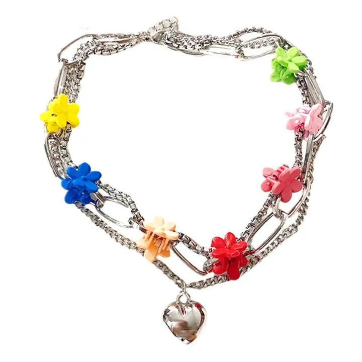 90s kids necklace - standart / multicolor