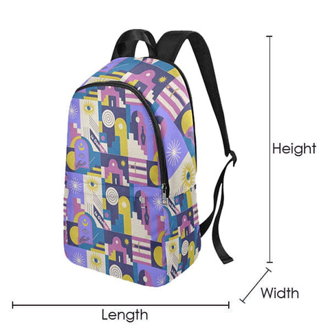 Iméra abstract town backpack