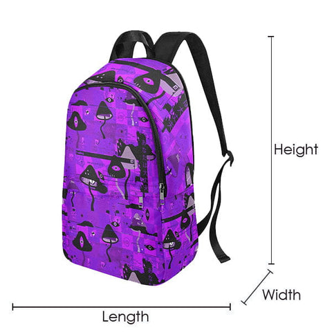 Mushroom virus backpack in three unique colors