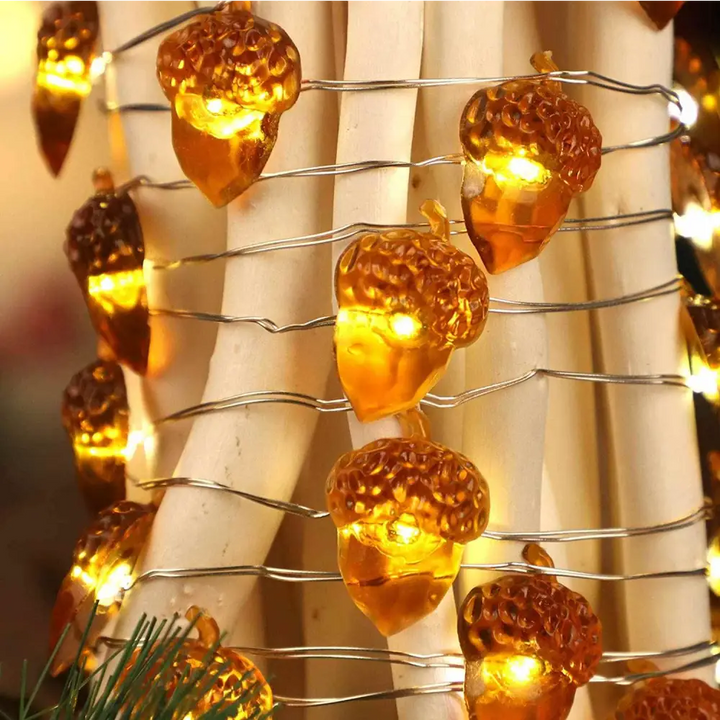 Acorn string lights - lighting